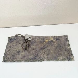 Rare Susan Riedweg Leather clutch Bag Made in USA Southwest
